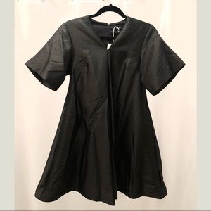 COS Babydoll Black Satin Mini Dress 🖤 (Brand NEW)